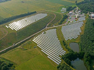 Photovoltaikanlage auf der Deponie Niederdorf
